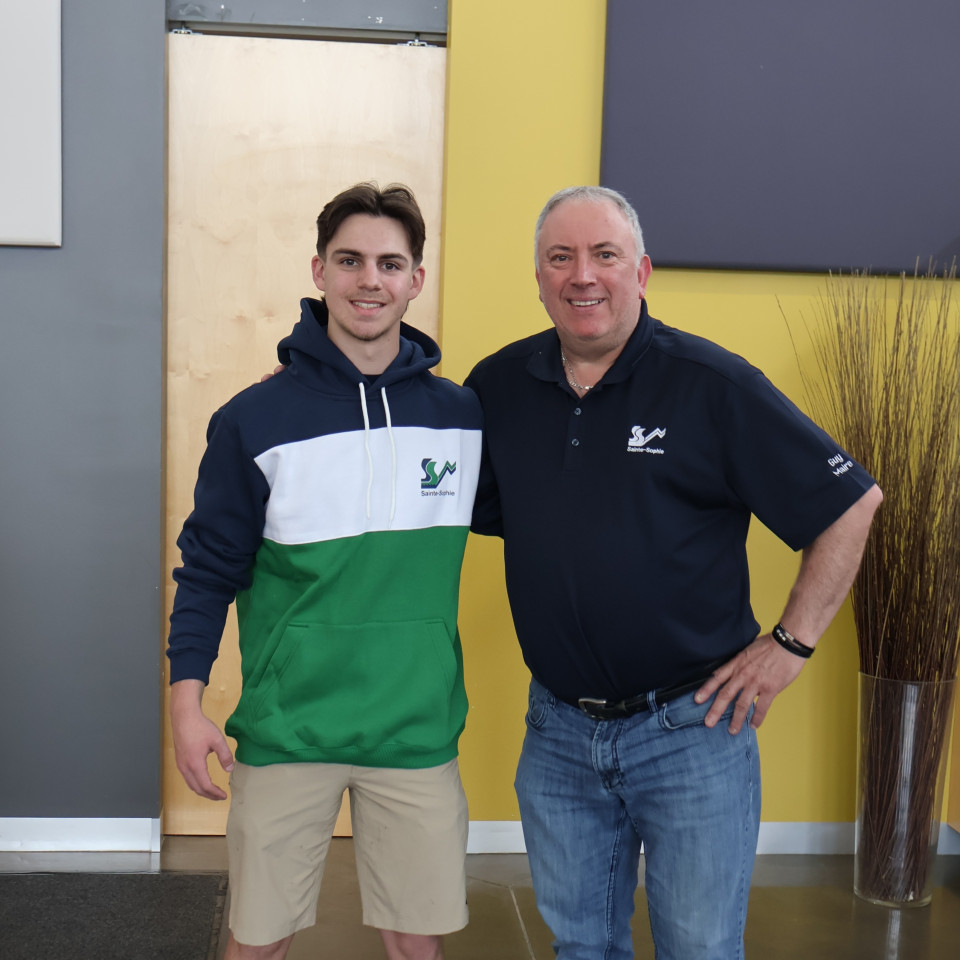 Enryck Legault et Guy Lamothe